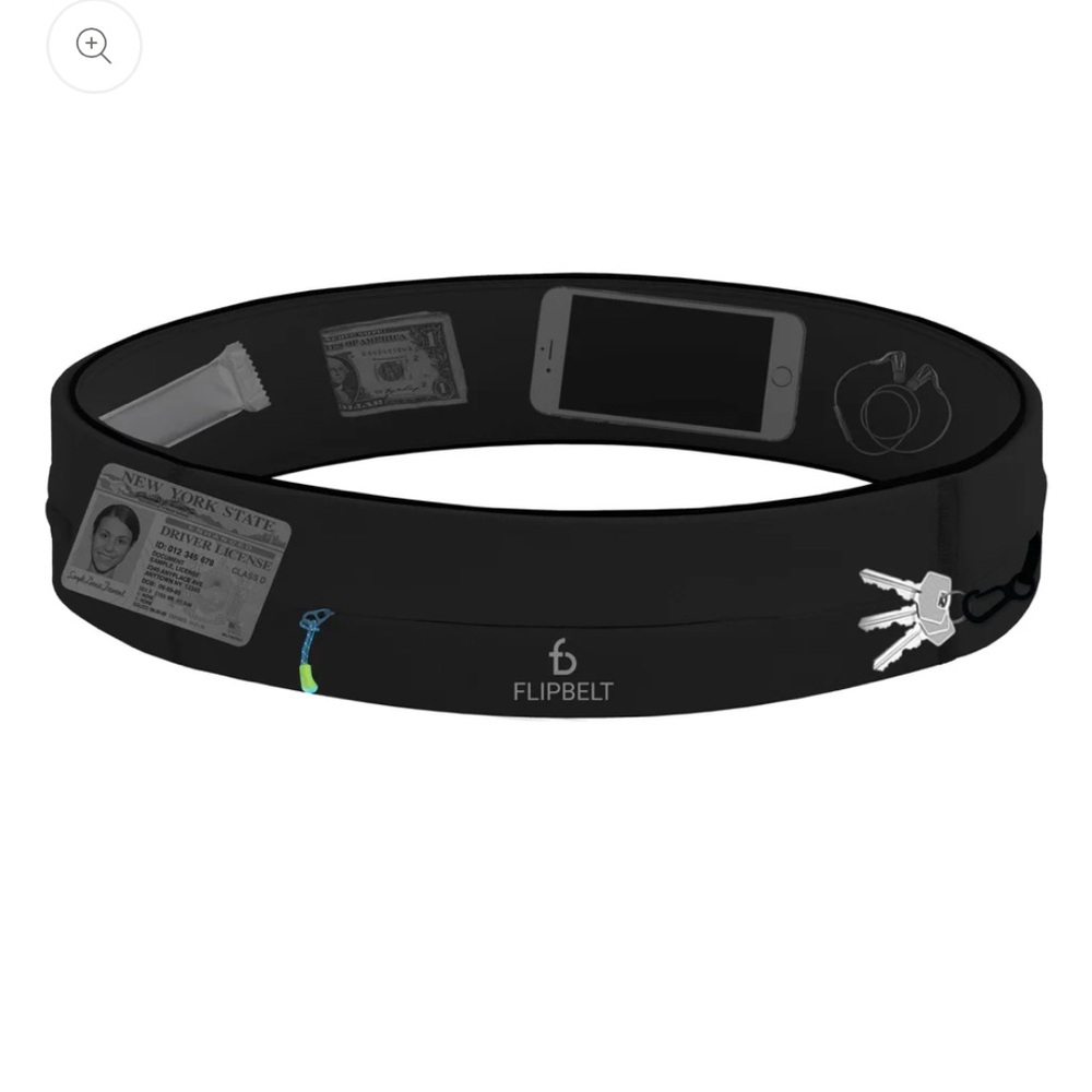 FlipBelt zipper running belt